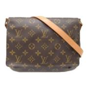 Pre-owned Canvas louis-vuitton-bags Louis Vuitton Vintage , Brown , Da...