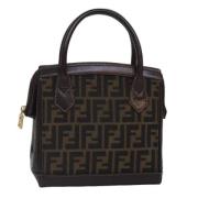 Pre-owned Canvas fendi-bags Fendi Vintage , Brown , Dames