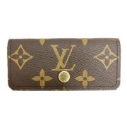 Pre-owned Canvas key-holders Louis Vuitton Vintage , Brown , Dames