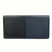 Pre-owned Leather wallets Hermès Vintage , Blue , Dames