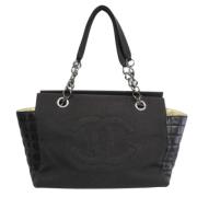 Pre-owned Canvas chanel-bags Chanel Vintage , Black , Dames