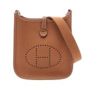 Pre-owned Leather shoulder-bags Hermès Vintage , Brown , Dames