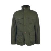 Groene Field Jacket in Technische Stof Barbour , Green , Heren