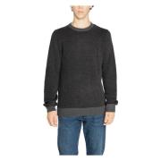 Grijze Gebreide Ronde Hals Trui Jack & Jones , Gray , Heren