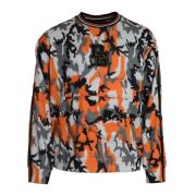 Camouflage Crew Neck Sweater Dolce & Gabbana , Multicolor , Heren