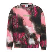 Sprayed Knit Oversize Sweatshirt Carlo Colucci , Multicolor , Heren