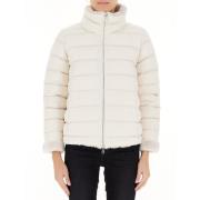 Omkeerbare Bont en Glanzende Jas Colmar , White , Dames