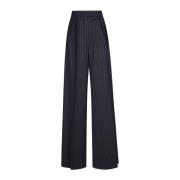 Stijlvolle lange broek in ultramarijn Max Mara , Blue , Dames