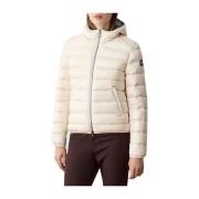 Witte Donsjas met Capuchon Colmar , Beige , Dames