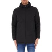 Zwarte Hooded Stretchjas Colmar , Black , Heren