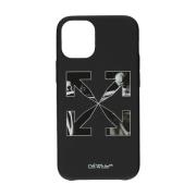 Gedrukt iPhone 12 mini hoesje Off White , Black , Heren