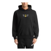 Gestreept Logo Zak Spirit Hoodie Barrow , Black , Heren