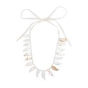 Fluweel Nekband Hanger Ketting Forte Forte , White , Dames