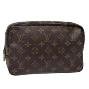 Pre-owned Canvas clutches Louis Vuitton Vintage , Brown , Dames