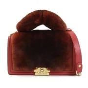 Pre-owned Fur chanel-bags Chanel Vintage , Red , Dames