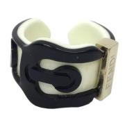 Pre-owned Plastic rings Fendi Vintage , Black , Dames