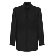 Zwarte Pour Homme Overhemd Kraag Lange Mouwen Yohji Yamamoto , Black ,...