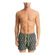 Abstracte zwemshorts met trekkoordsluiting MC2 Saint Barth , Multicolo...