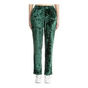 Sweatpants met Logo en Elastische Taille MC2 Saint Barth , Green , Dam...