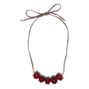 Murano Glazen Ketting Colville , Red , Dames