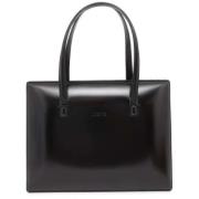 Pre-owned Leather shoulder-bags Loewe Pre-owned , Black , Dames