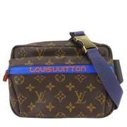 Pre-owned Canvas louis-vuitton-bags Louis Vuitton Vintage , Brown , Da...