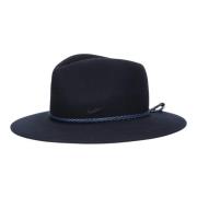 Fijne wollen vilthoed Borsalino , Blue , Heren