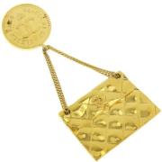 Pre-owned Metal chanel-jewelry Chanel Vintage , Yellow , Dames