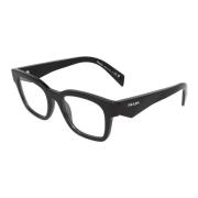 Vierkante acetaat brilmontuur model A10V Prada , Black , Unisex