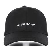 Stijlvolle Zwarte Pet met Verstelbare Band Givenchy , Black , Heren