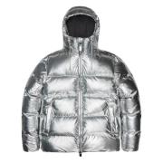 Zilver Puffer Jas Rains , Gray , Dames