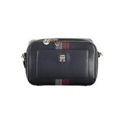 Blauwe Polyethyleen Handtas Tommy Hilfiger , Blue , Dames