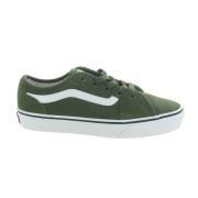 Sherpa Platform Plaid Damesschoenen Vans , Green , Dames