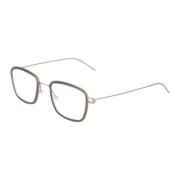 Titanium Vierkante Frame Bril Lindbergh , Gray , Unisex