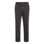 Stretch katoenen gabardine broek Boggi Milano , Gray , Heren