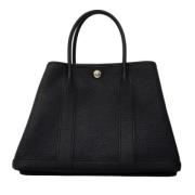 Pre-owned Leather handbags Hermès Vintage , Black , Dames