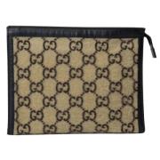 Pre-owned Wool gucci-bags Gucci Vintage , Beige , Dames