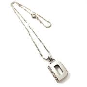 Pre-owned Silver necklaces Gucci Vintage , Gray , Dames