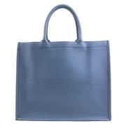 Pre-owned Leather dior-bags Dior Vintage , Blue , Dames