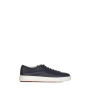 Blauwe Ss23 Lage Sneakers Santoni , Blue , Heren