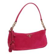 Pre-owned Suede pouches Prada Vintage , Pink , Dames