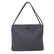 Pre-owned Nylon prada-bags Prada Vintage , Gray , Dames