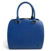 Pre-owned Leather louis-vuitton-bags Louis Vuitton Vintage , Blue , Da...