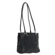 Pre-owned Leather prada-bags Prada Vintage , Black , Dames