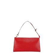 Pre-owned Leather louis-vuitton-bags Louis Vuitton Vintage , Red , Dam...