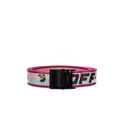 Stoffen Logogordel Off White , Pink , Dames