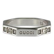 Pre-owned White Gold rings Gucci Vintage , Gray , Dames