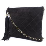 Pre-owned Suede chanel-bags Chanel Vintage , Brown , Dames