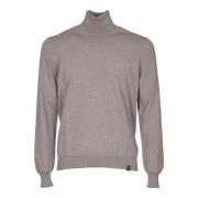 Turtleneck Sweater in duifgrijs Fay , Brown , Heren