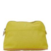 Pre-owned Canvas clutches Hermès Vintage , Green , Dames